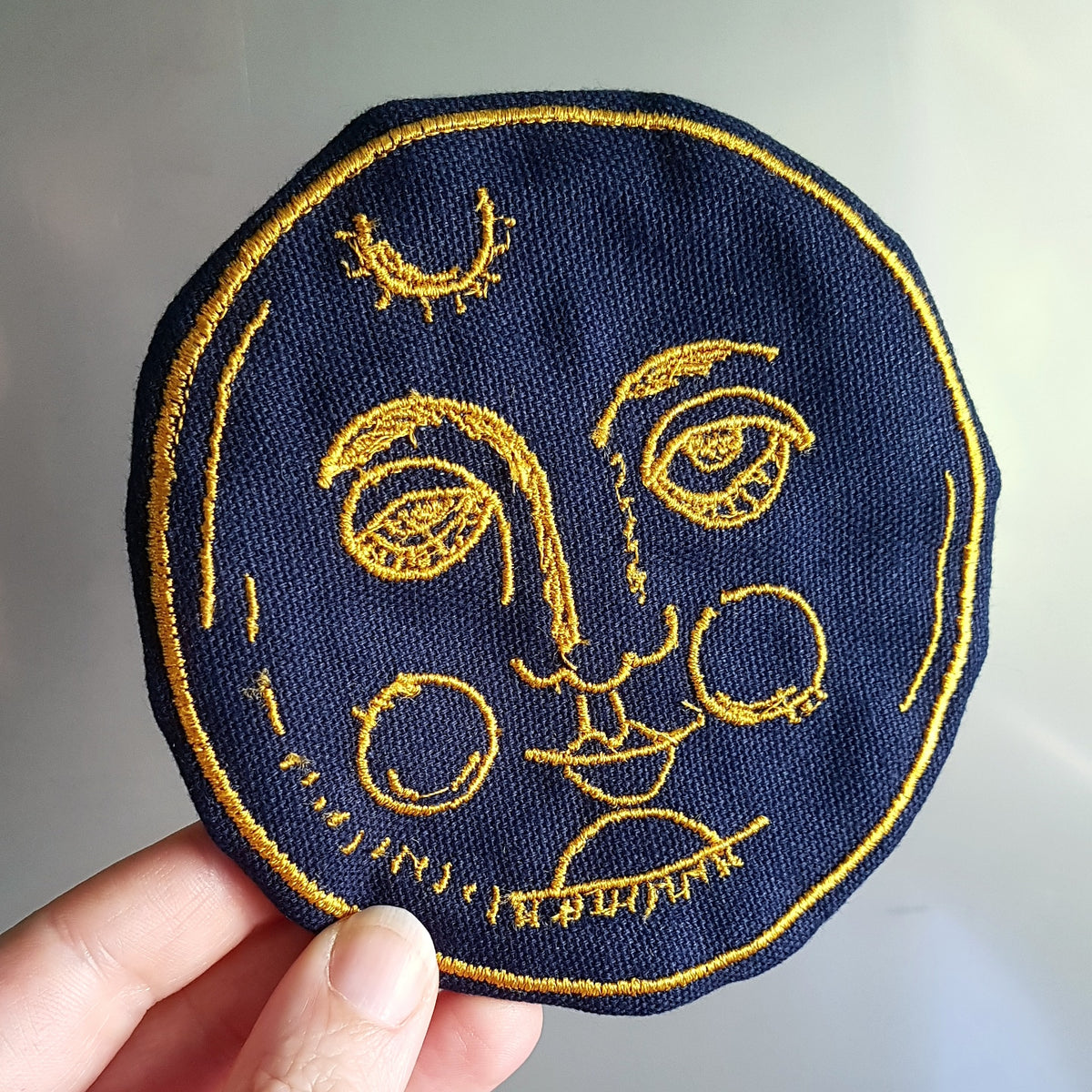Full Moon Crystal Grid Pouch