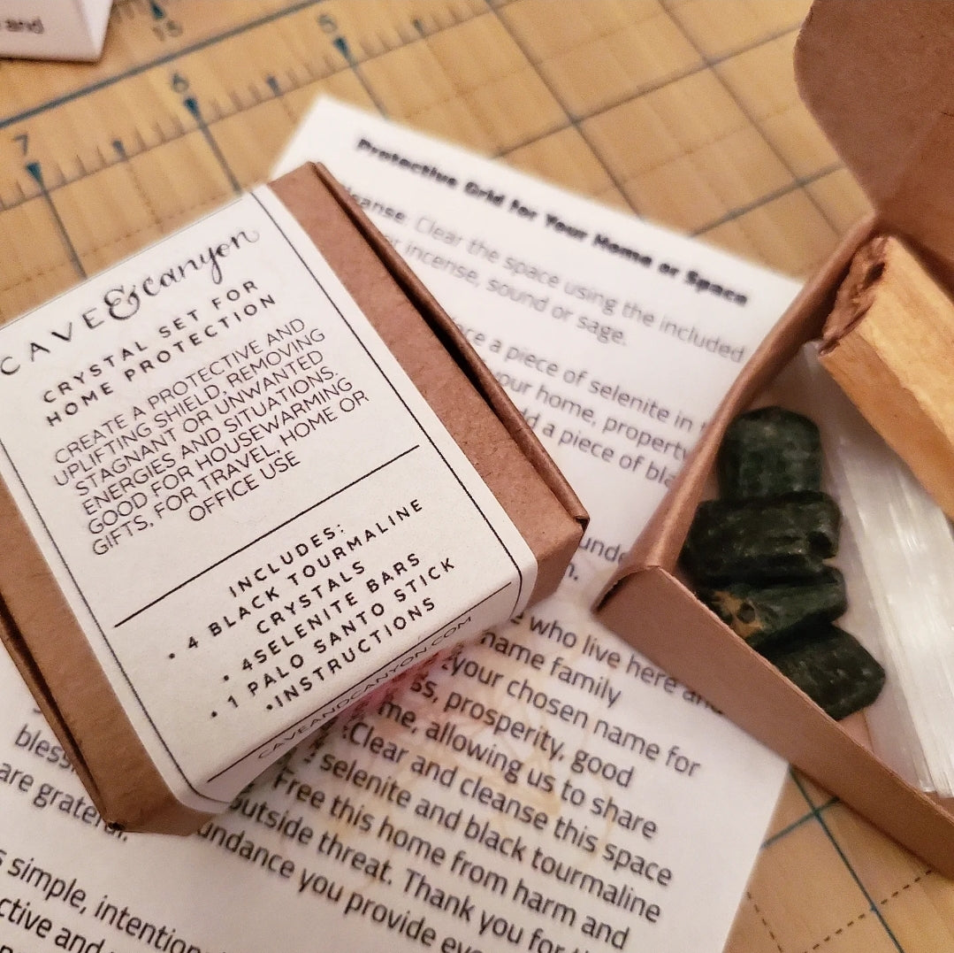 Complete Home Protection Kit - Crystal & Cleansing Set