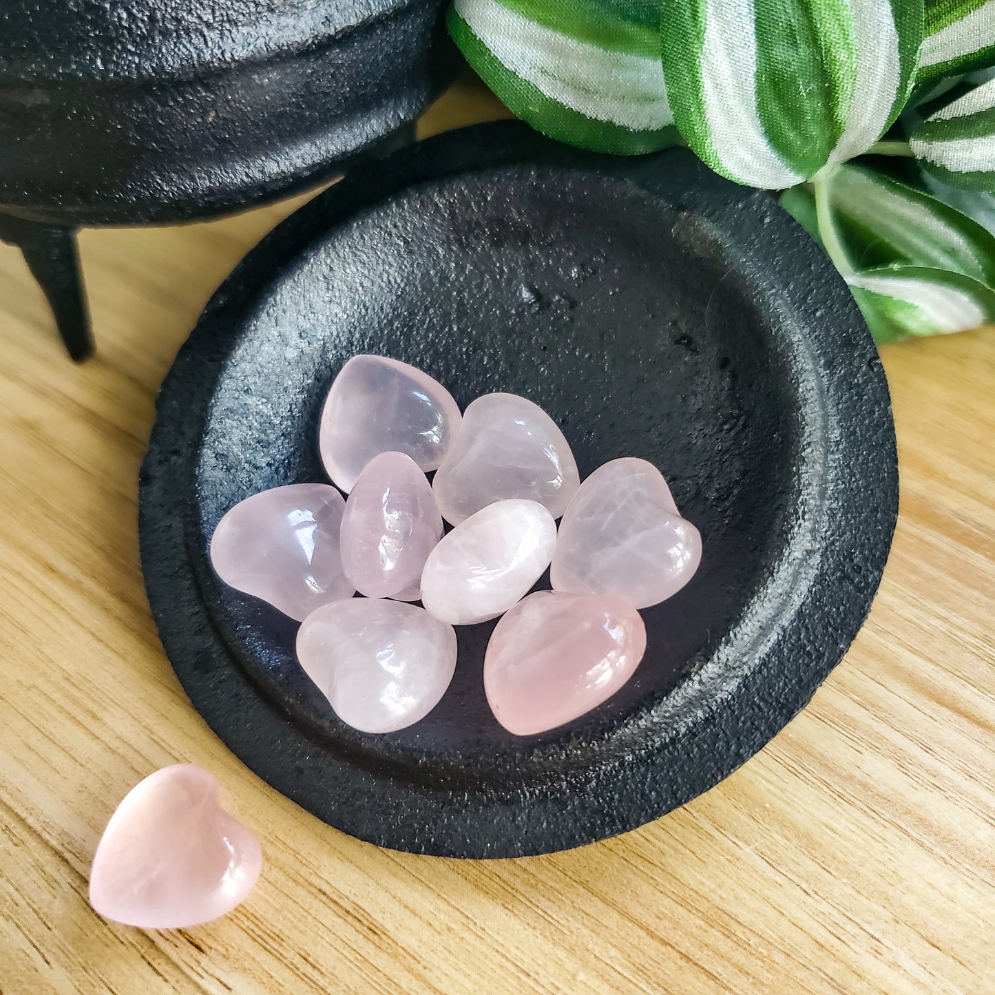 Pink Rose Quartz - Heart - Mini