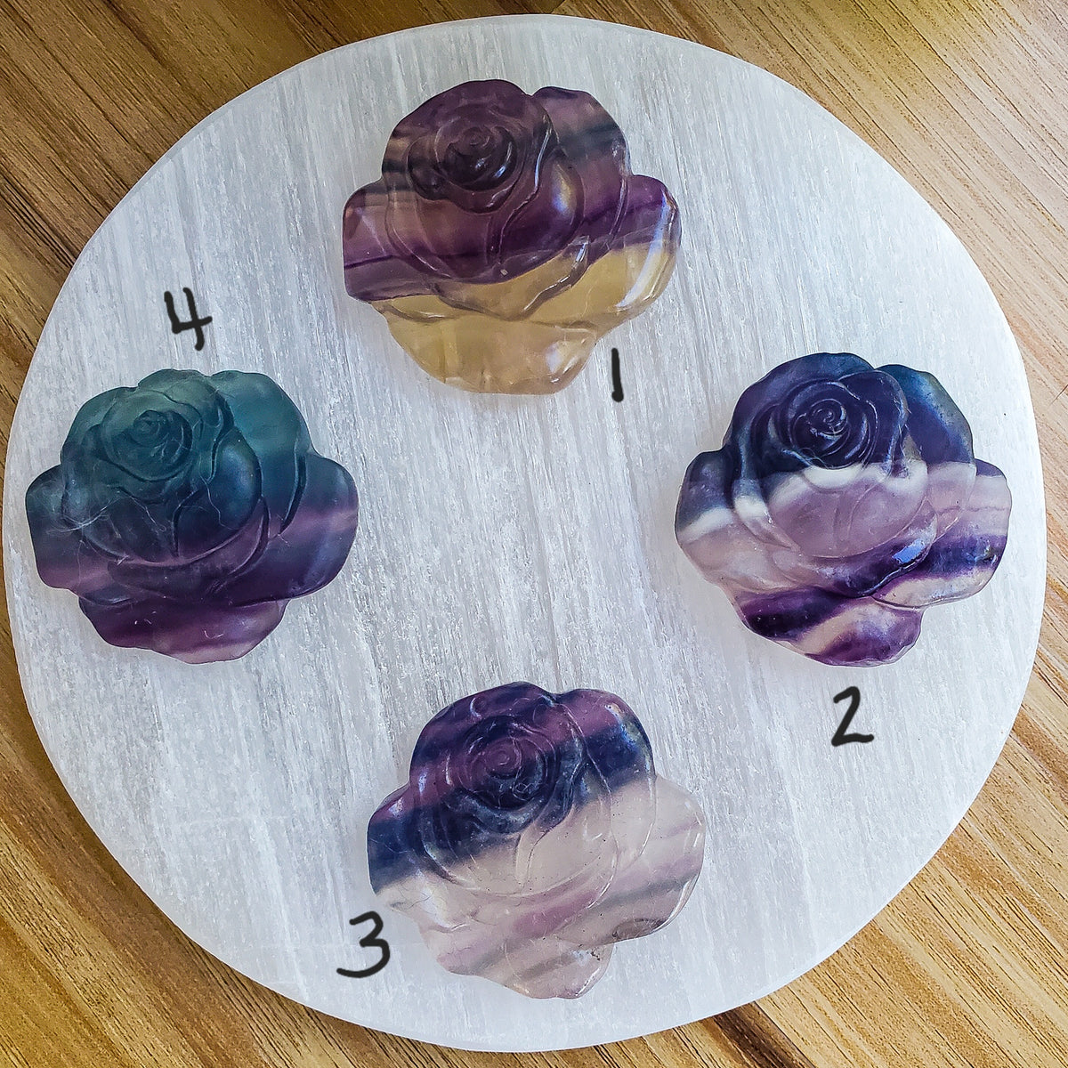 Rose - Fluorite